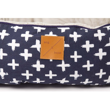 Navy Cross 4 Seasons Cotton Round Dog Bed
